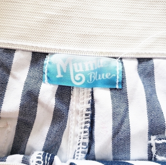 SMYM Show Me Your Mumu Berkeley Tie Up Bells Nautical Stripe - Picture 4 of 7
